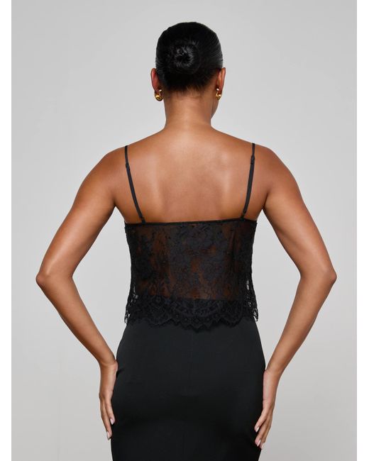 Caraco En Dentelle Caylee, Noir L'Agence en coloris Black