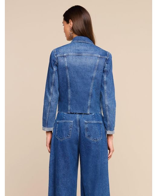L'Agence Blue Janelle Jean Jacket