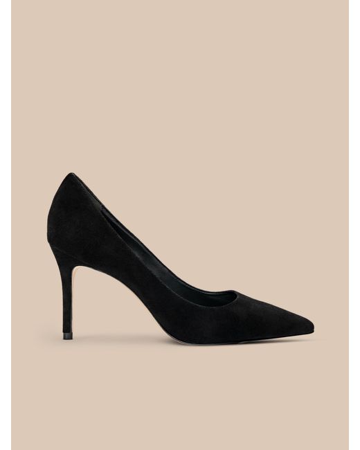 L'Agence Black Maelle Suede Pump