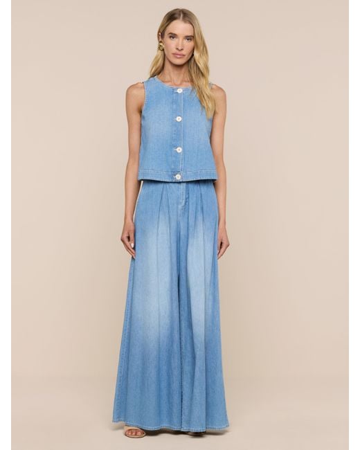 L'Agence Blue 'Agence Foster Top