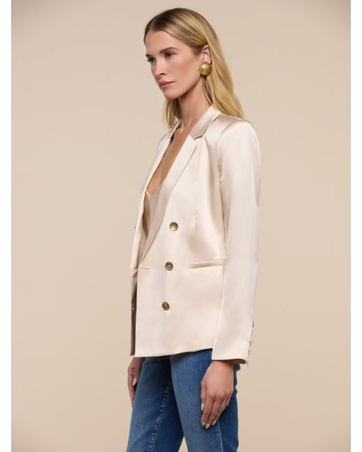 L'Agence Natural Colin Silk Blazer