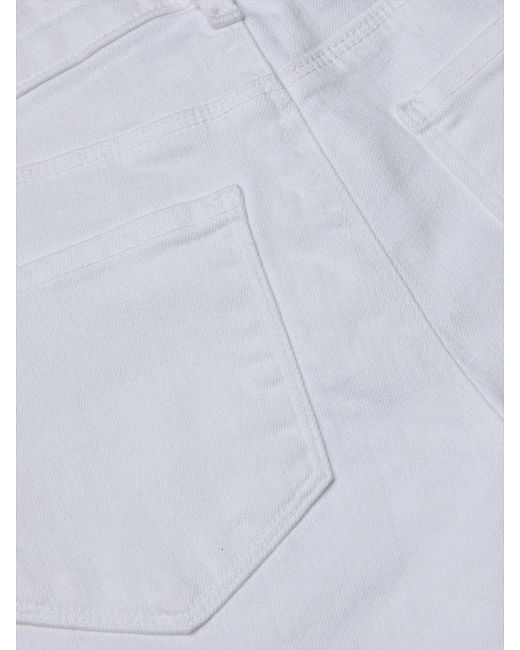 L'Agence White Cara Low-Rise Bootcut Jean