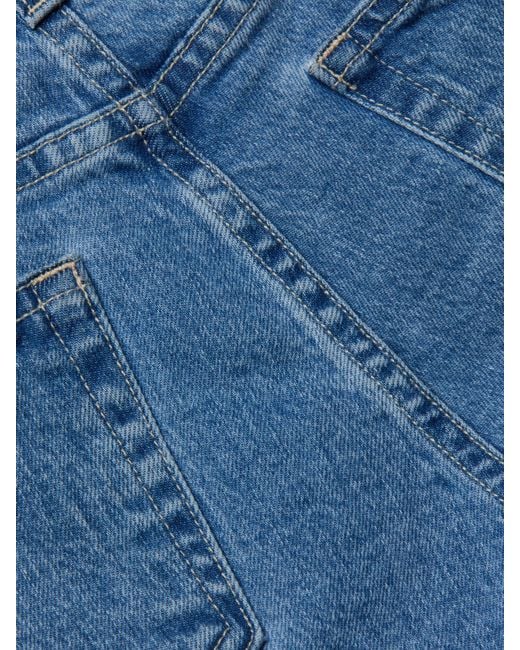 L'Agence Blue River Jean Bermuda Short