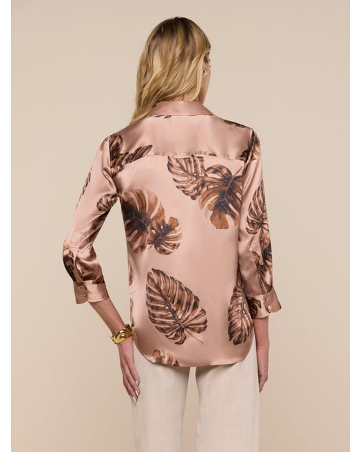 L'Agence Natural 'Agence Dani Silk Blouse Top