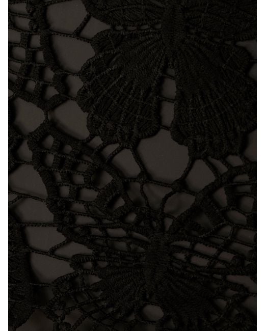L'Agence Black Janus Cover-Up Robe