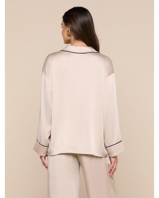 L'Agence Natural Mara Blouse Top
