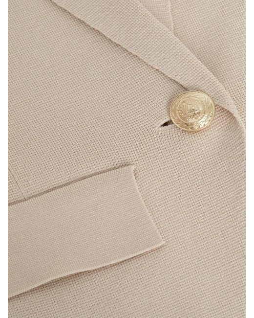 L'Agence Blue 'Agence Chamberlain Knit Blazer