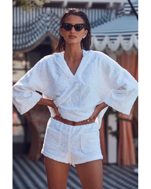 L'Agence Blue Amiya Cover-Up Short