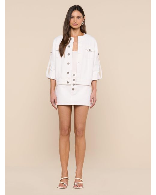 L'Agence White Anouk Jean Jacket