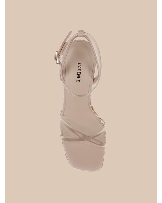 L'Agence White Malone Wedge Espadrille