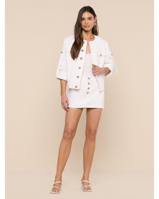 L'Agence White Anouk Jean Jacket