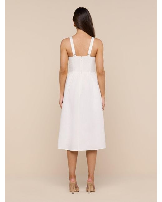 L'Agence Natural Tiani Bustier Dress