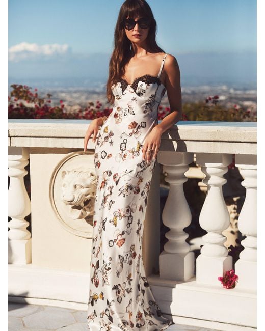 L'Agence Natural Sayla Silk Gown