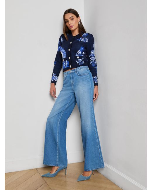 Jean Large Alicent L'Agence en coloris Blue