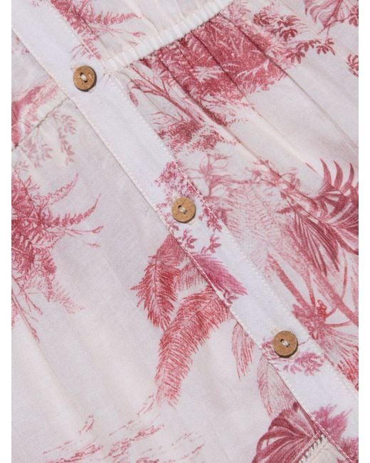 L'Agence Natural Serafine Midi Dress