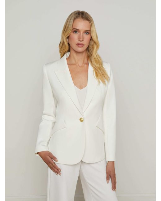 L'Agence White Chamberlain Blazer