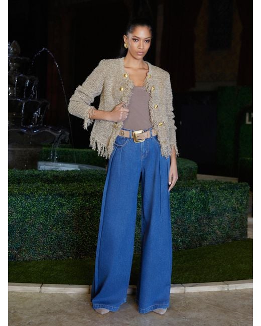 L'Agence Natural Mireille Fringe Cardigan