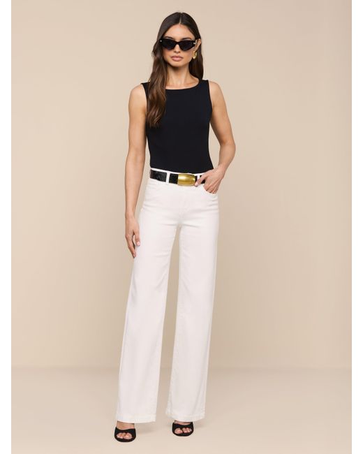 L'Agence Multicolor 'Agence Riza Boatneck Bodysuit
