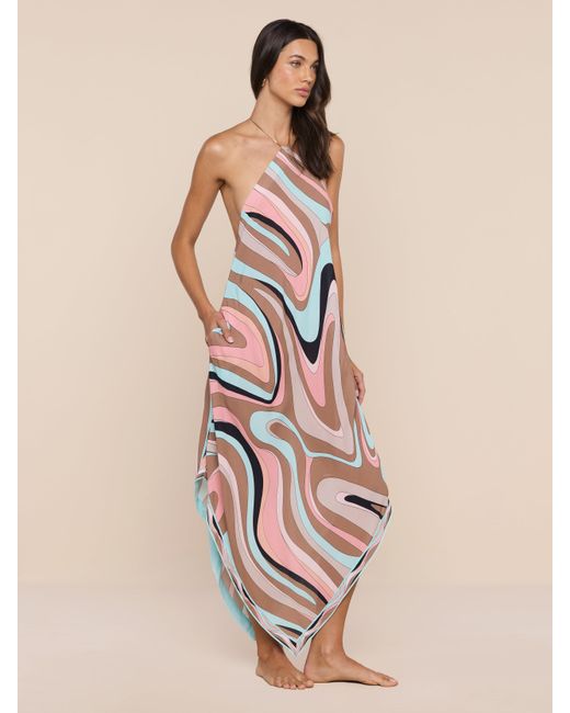 L'Agence Natural Elise Cover-Up Dress