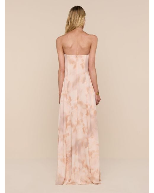L'Agence Natural Raine Strapless Gown
