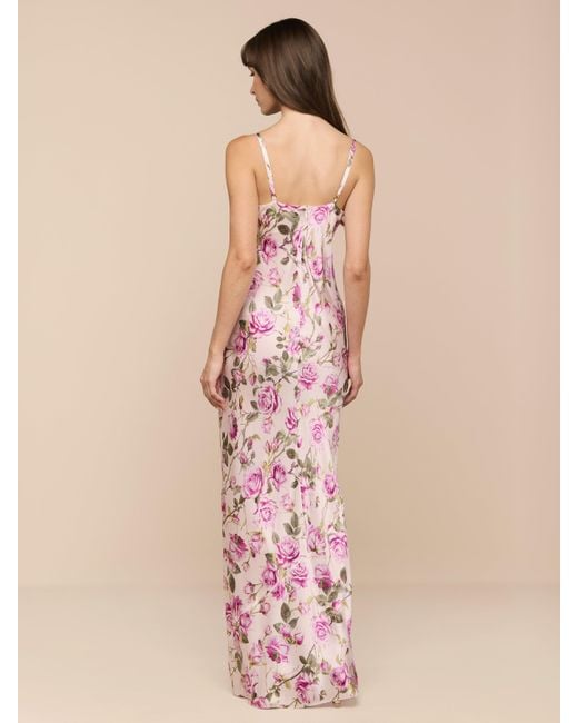 L'Agence Pink Sayla Silk Gown