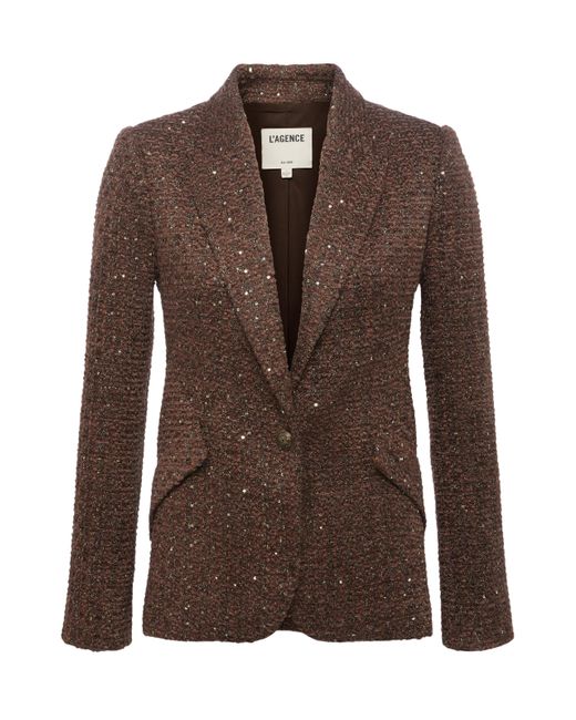 L Agence Chamberlain Blazer Tweed L Agence Chamberlain Blazer Tweed