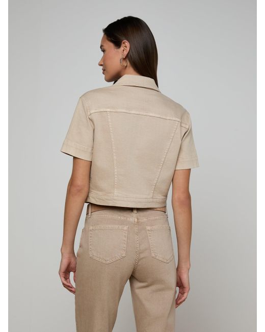 L'Agence Natural Kirstie Jean Shirt Jacket