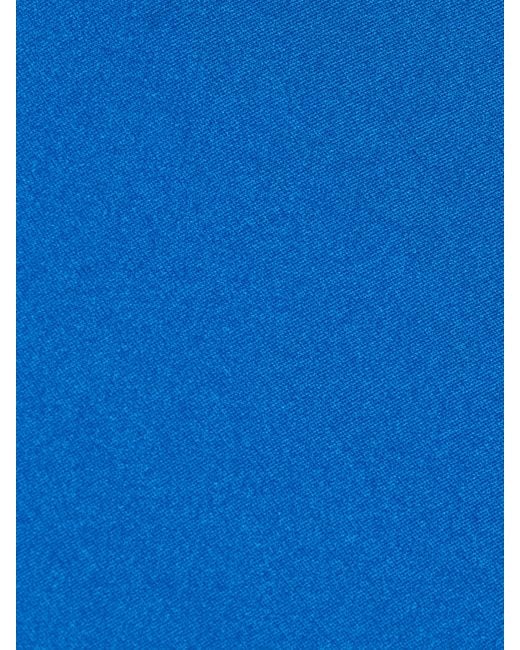 L'Agence Blue Kristin Triangle Bikini Top