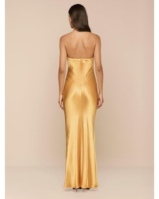 L'Agence Natural Saphara Halter Gown