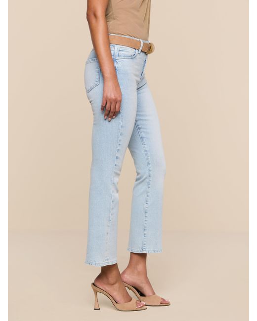 L'Agence Natural Tati Cropped Micro Boot Jean