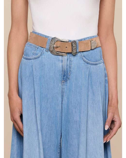 L'Agence Natural 'Agence Otera Suede Belt