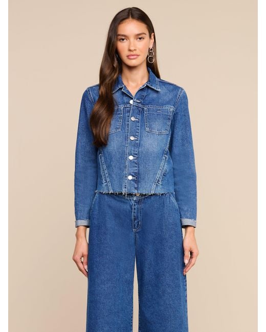 L'Agence Blue Janelle Jean Jacket