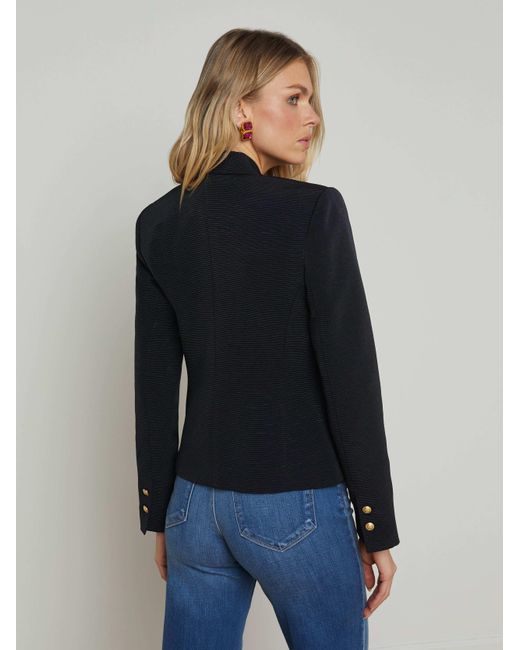 Blazer Jennah, Noir/Rosa Chinensis L'Agence en coloris Red