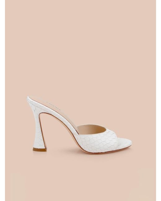 L'Agence Natural Avery Leather Open-Toe Mule