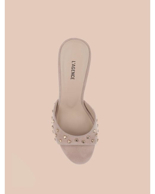 L'Agence Natural Avery Embellished Mule