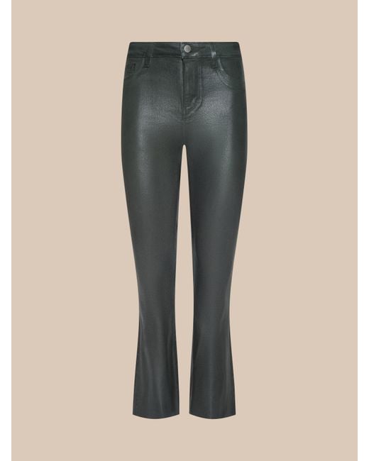 L'Agence Multicolor Kendra Coated Cropped Flare Jean