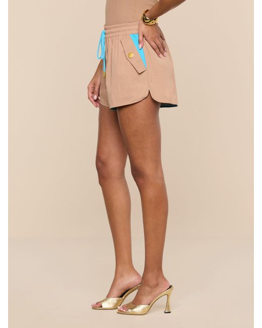 L'Agence Natural Grayson Nylon Short
