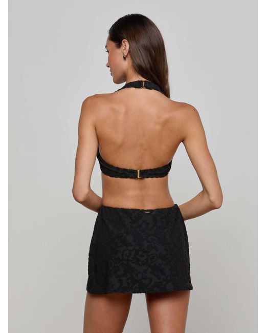 L'Agence Black Coco Swim Skirt