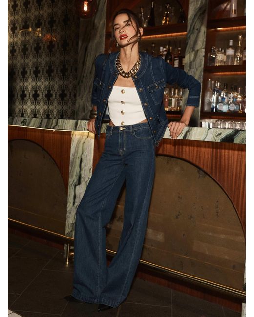 Top Saga Ivoire/Doré L'Agence en coloris White