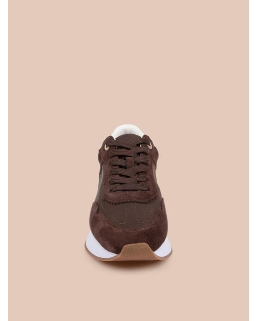 L'Agence Brown Deepa Platform Sneaker