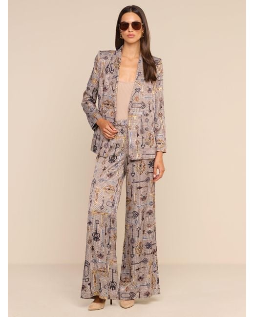 L'Agence Brown Aven Wrap Blazer
