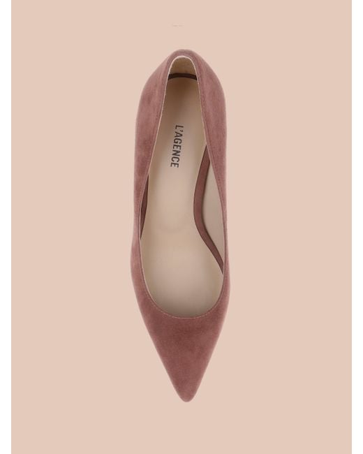 L'Agence Natural Maelle Suede Pump