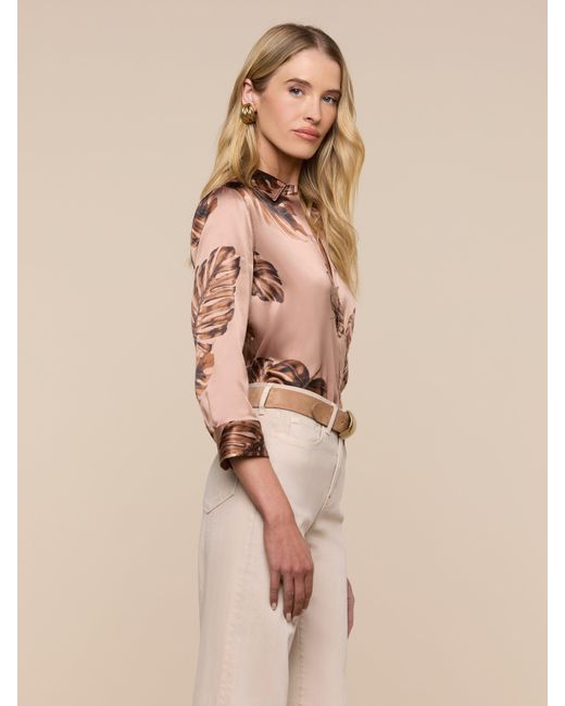 L'Agence Natural 'Agence Dani Silk Blouse Top