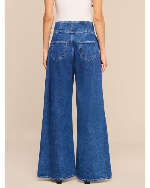 L'Agence Blue Sonja Corset Jean
