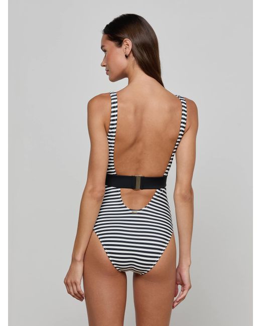 L'Agence Blue 'Agence Mila One-Piece Swimsuit