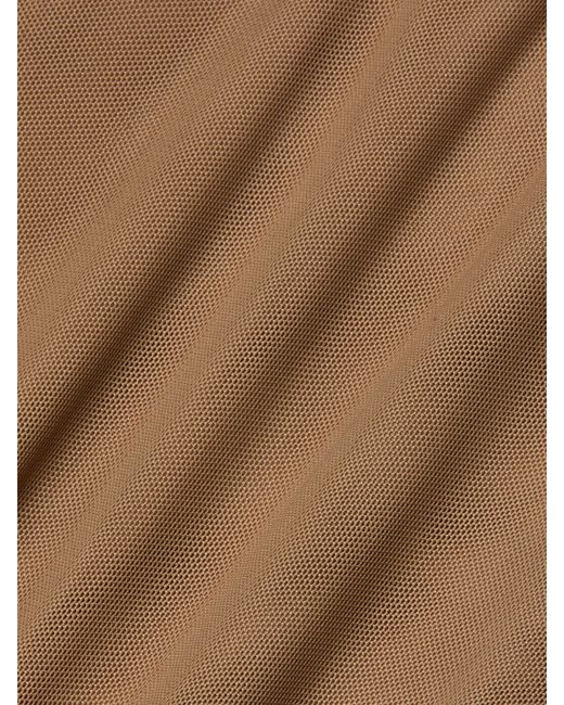 L'Agence Multicolor Sorella Mesh Midi Dress