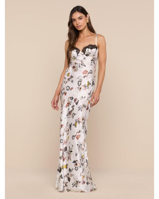 L'Agence Natural Sayla Silk Gown