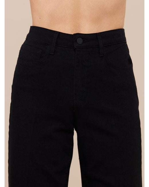 L'Agence White Scottie Wide-Leg Jean