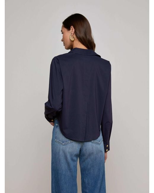 Chemise Cosette, Bleu Nuit L'Agence en coloris Blue