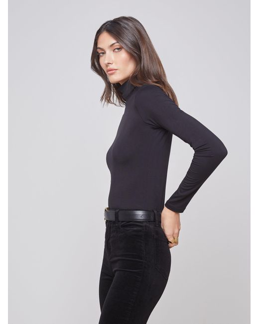 L'Agence Blue Lani Turtleneck